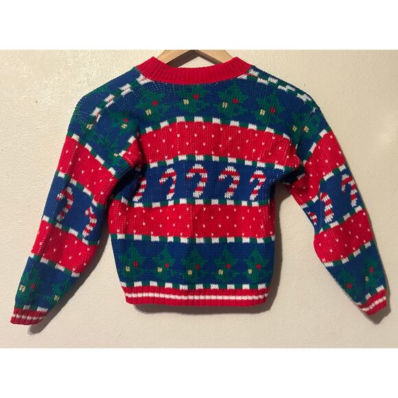 Vintage Kids size 6X New Moves Christmas/Holiday Sweater unisex - Picture 2 of 10
